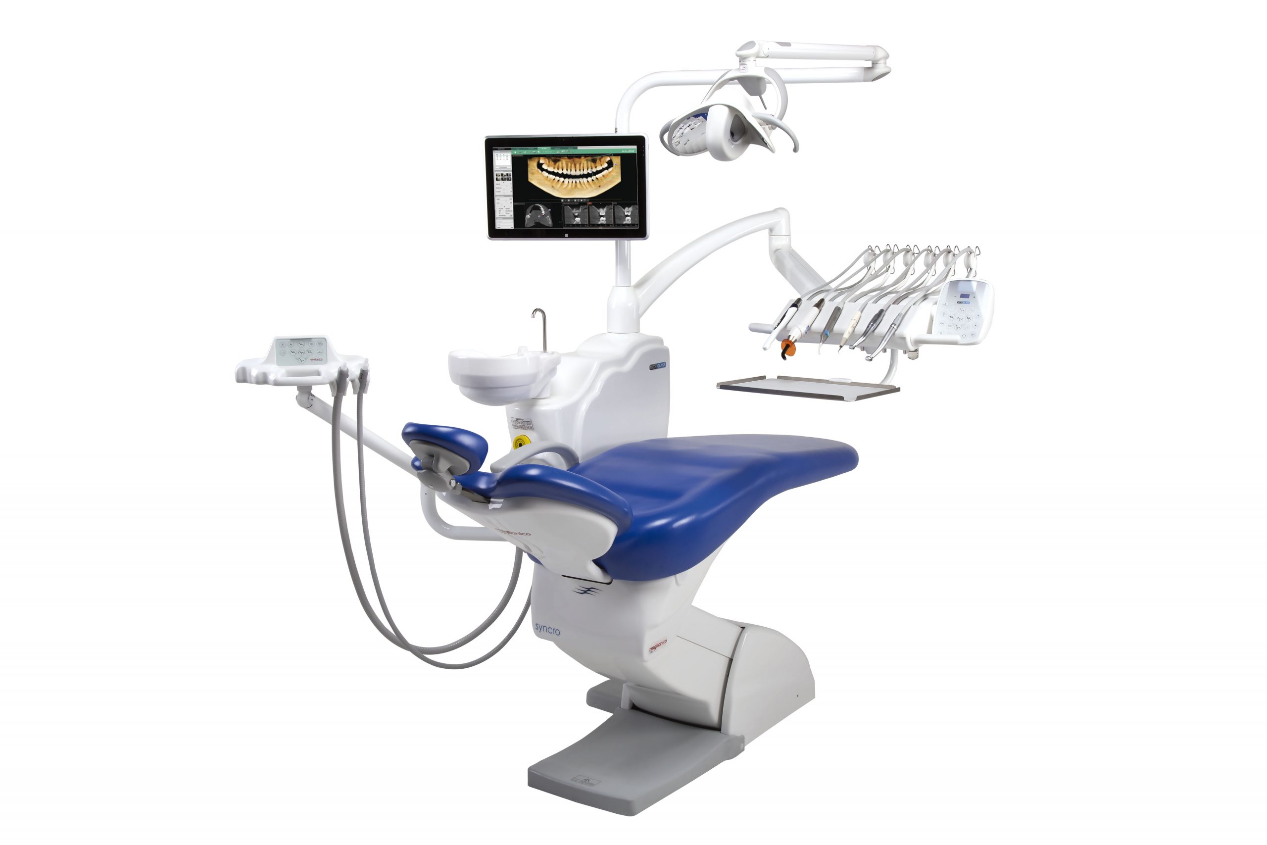 Sillón dental Miglionico Nice Glass + Vatech