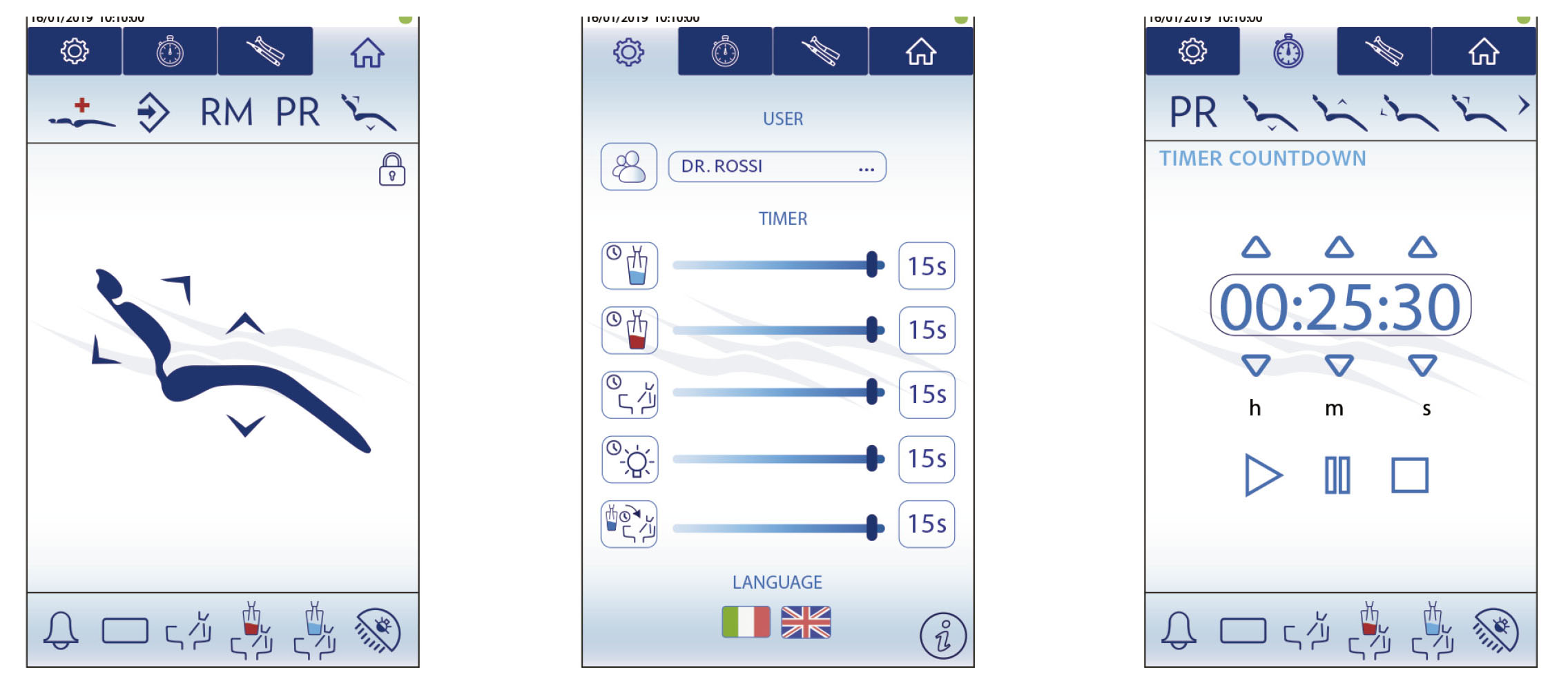 Pantalla Digital Ajustes Miglionico Nice Touch