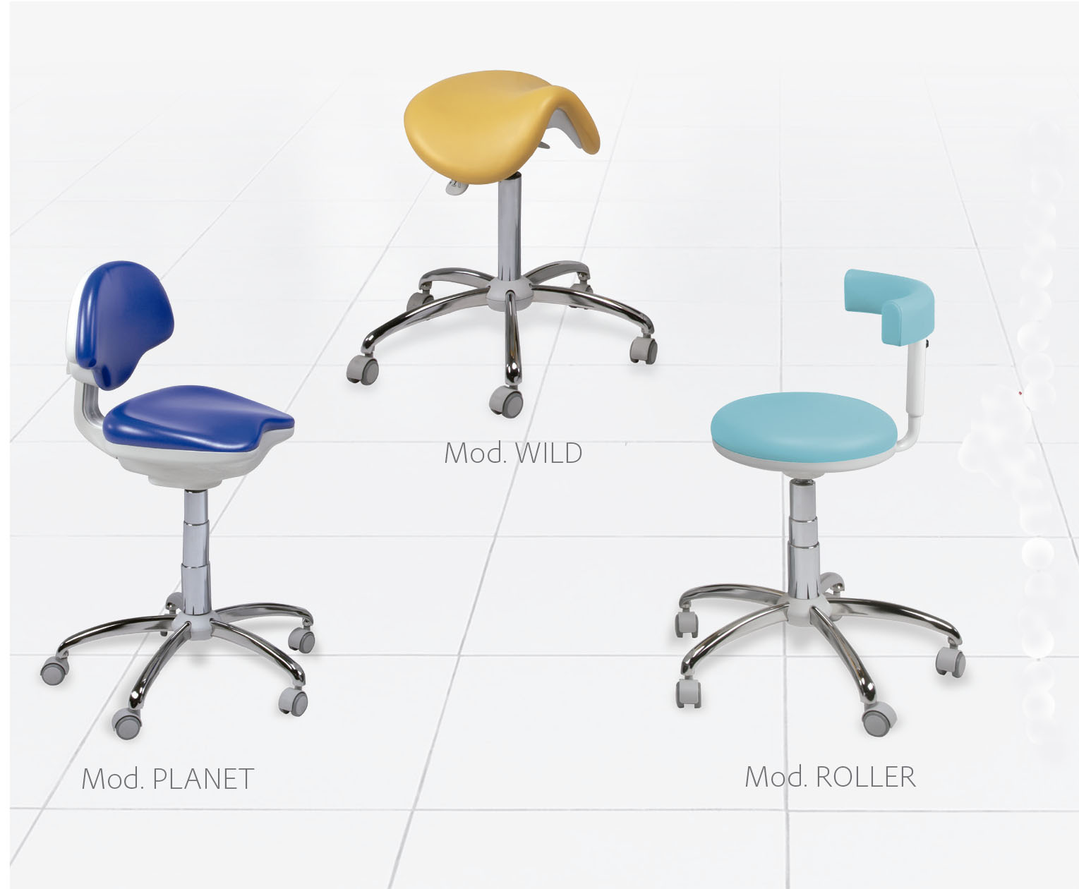 Taburetes para sillón dental Miglionico