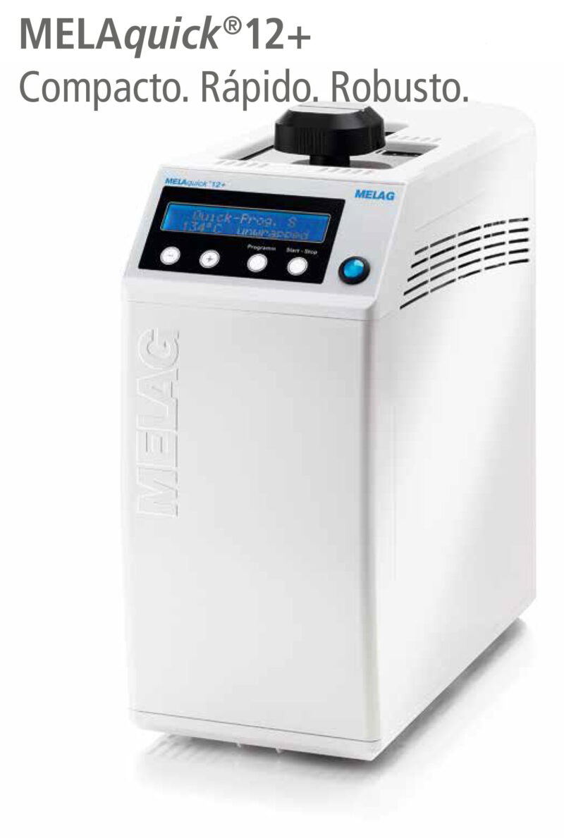 Autoclave Esterilizador rápido especifico rotatorio Melaquick 12+