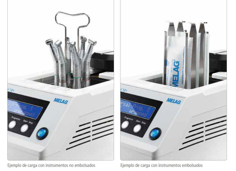 Autoclave Esterilizador rápido especifico rotatorio Melaquick 12+